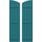 Ekena Millwork Americraft 4-Board (3 Batten) Wood Joined Board-n-Batten Shutters w/Ellipt Top, ARW401BE414X77ANH, PR ARW401BE414X77ANH - alternate 1